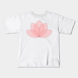 Pink lotus Kids T-Shirt